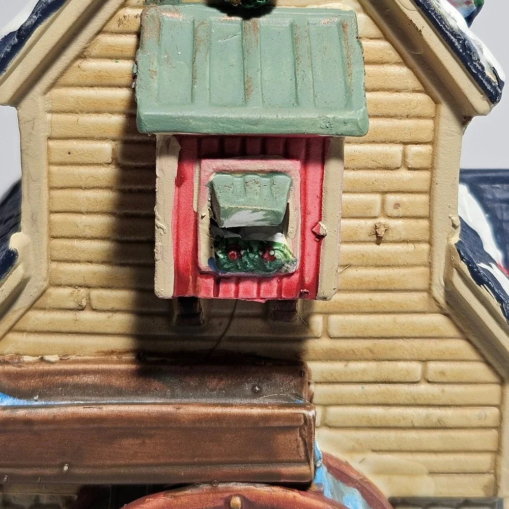 Rare Lemax Caddington Village Cedar Falls Historical Grist Mill 85390